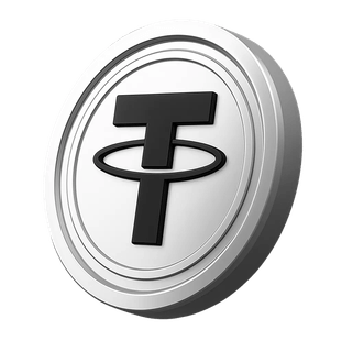 Tether USDT-coin i sektionen for kontooplysninger